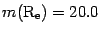 $m({\rm R_e})=20.0$