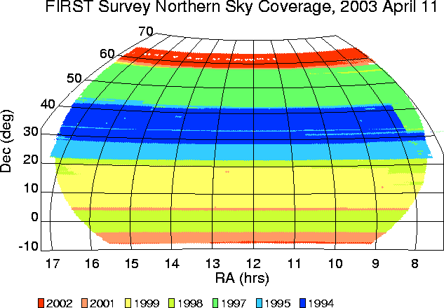 Northern coverage map